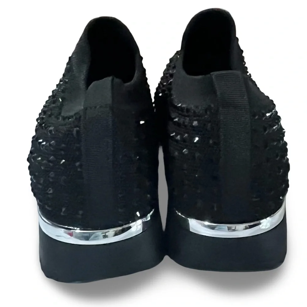 Kenneth Cole Reaction Women's Cameron Jewel Jogger Slip-On Sneaker Size 8.5 - Picture 3 of 7